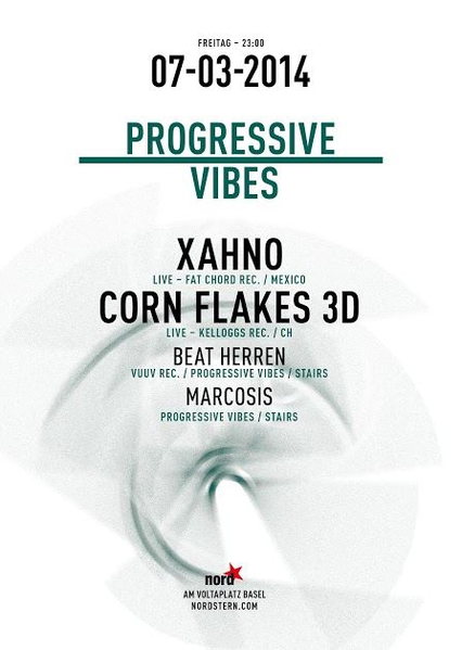 Party Flyer Progressive Vibes 7 Mar '14, 23:00