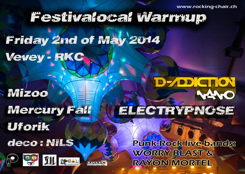 Party Flyer Festivalocal Warm Up 2014 2 May '14, 22:00