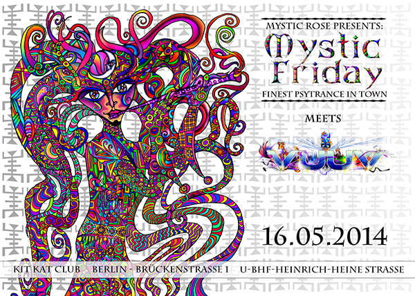 Party Flyer Mystic Friday meets VuuV OA Festival 16 May '14, 23:00