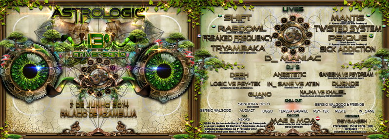 13º Aniversário Astrologic · 7 Jun '14, 22:00