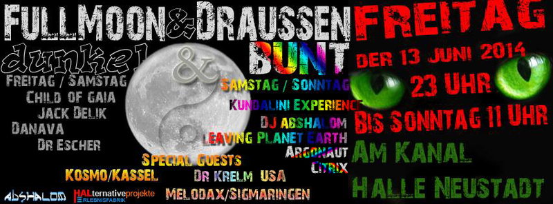 FullMoon & draußen · 13 Jun '14, 20:00