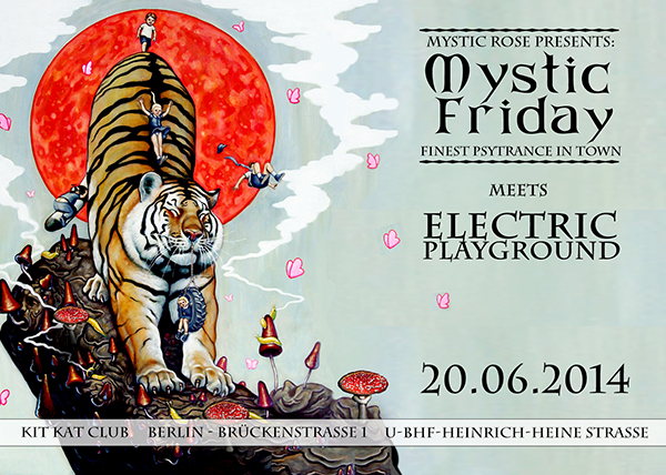 Party Flyer Mystic Friday meets Electric Playground meets Sommersonnenwende 20 Jun '14, 23:00