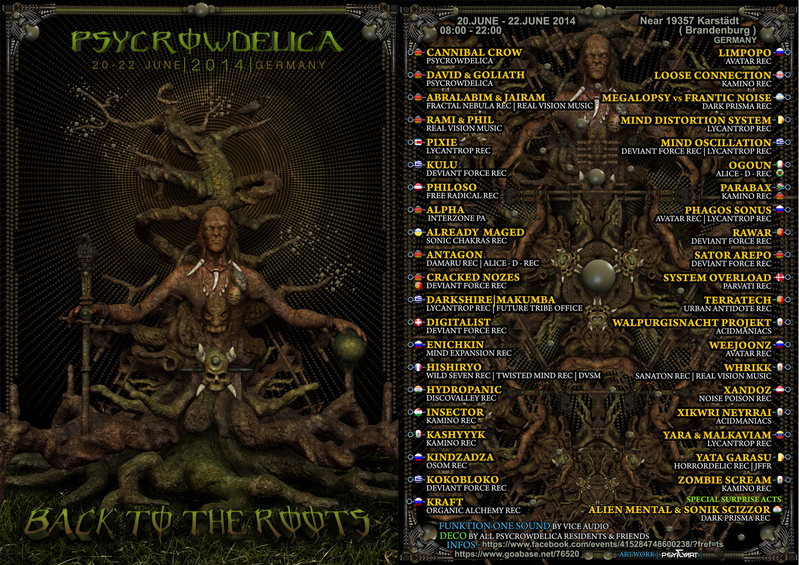 PSYCROWDELICA - BACK TO THE ROOTS · 20 Jun 14, 08:00