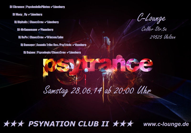 ★★★PSYNATION CLUB II★★★ - klimatisiert - · 28 Jun '14, 20:00
