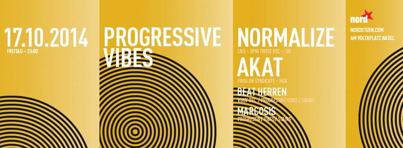 Party Flyer Progressive Vibes 17 Oct '14, 23:00