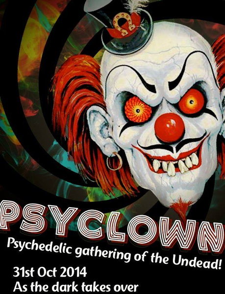 Party Flyer psy clown 31 Oct '14, 22:00