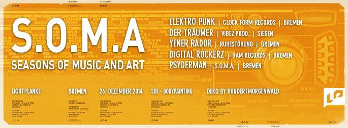 S.O.M.A. - Seasons of music and art · 26 déc. 14, 23:00