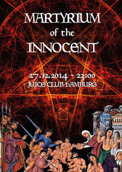 Party Flyer MARTYRIUM OF THE INNOCENT II 27 Dec '14, 23:00