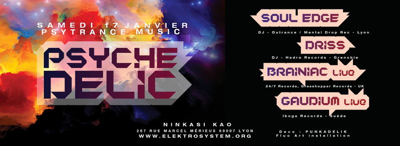 PSYCHEDELIC 17 Jan '15, 23:00