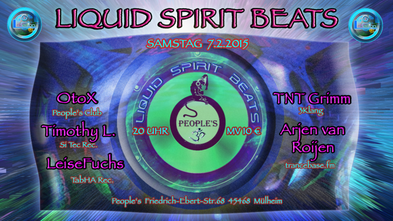 Party Flyer LIQUID SPIRIT BEATS (Step One 2015) 7 Feb '15, 20:00