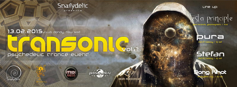 Party Flyer TRANSONIC vol.2 13 Feb '15, 23:00