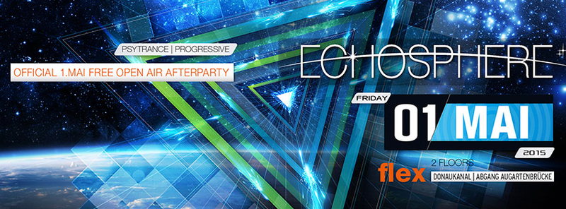 ECHOSPHERE official 1.mai afterparty · 1 May '15, 22:00