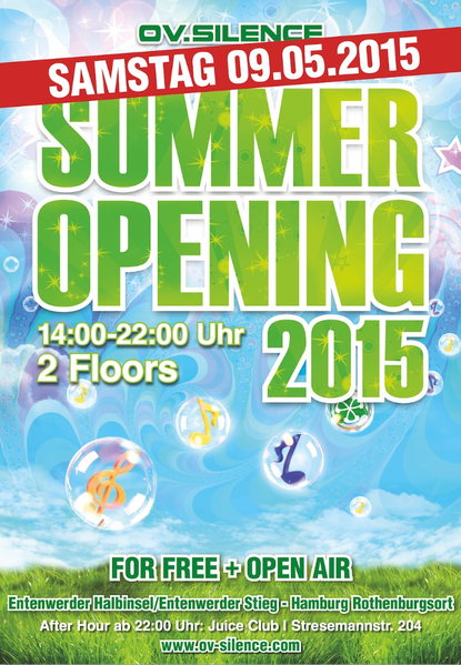 ov-silence Summer Opening 2015 - umsonst & draussen · 9 May 15, 14:00