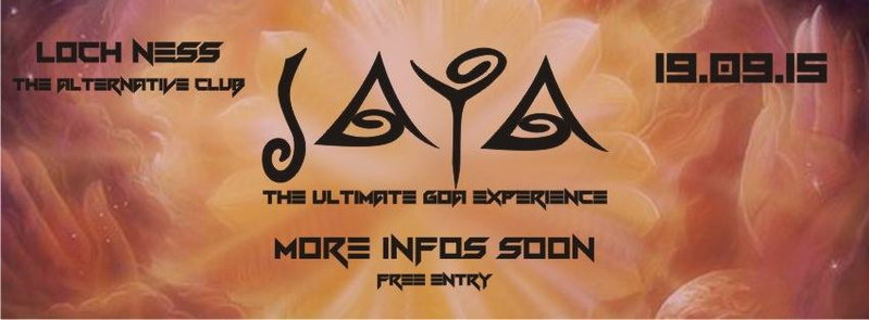 Party Flyer JAYA The Ultimate Goa Experience 19 Sep '15, 21:00