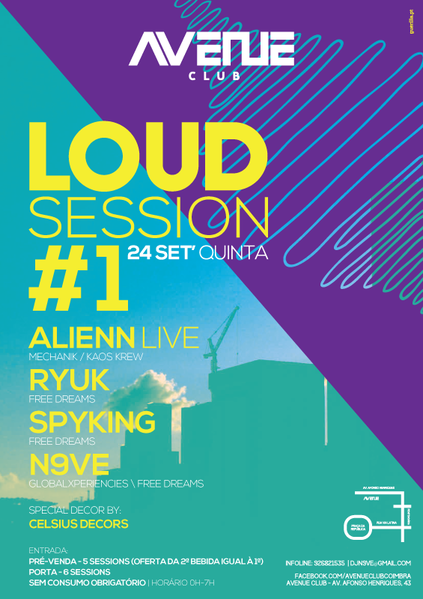 Party Flyer Loud Session #01 24 Sep '15, 23:30