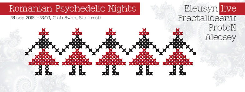 Party Flyer Romanian Psychedelic Nights 26 Sep '15, 23:00