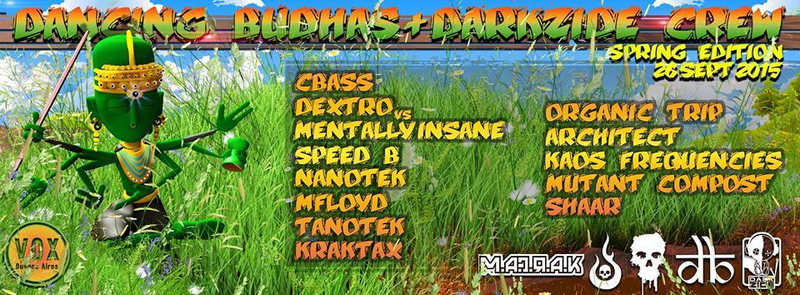 Party Flyer The Darkpsy of The Force + Darkzide & Friends 26 Sep '15, 23:30