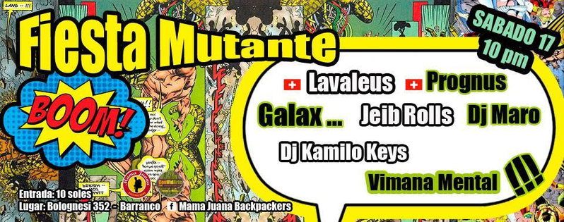 Party Flyer FIESTA MUTANTE 17 Oct '15, 22:00