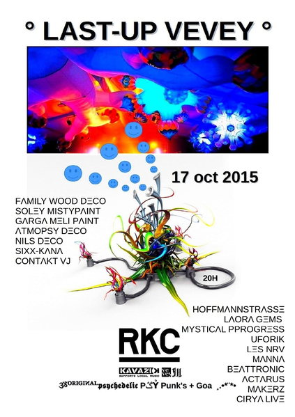 Party Flyer LAST-UP VEVEY 2015 ૐ 17 Oct '15, 20:00