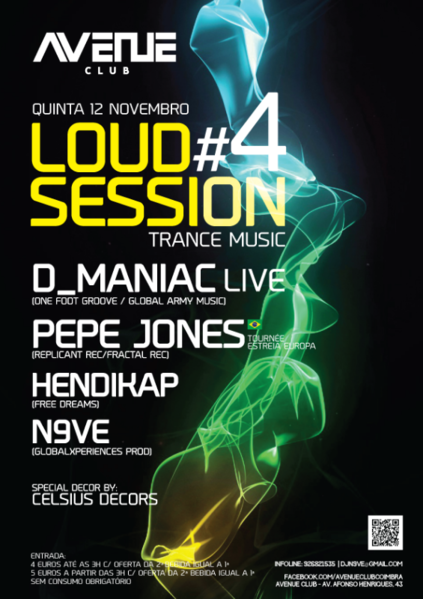Party Flyer Loud Session #04 12 Nov '15, 23:30