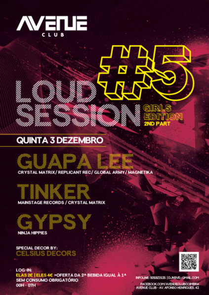 Party Flyer Loud Session #05 - Girls Edition 2nd part 3 Dec '15, 23:30