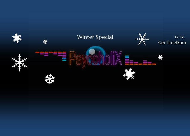 Party Flyer ❆❆❆ PsycoholiX Winter-Special with MUSCARIA ❆❆❆ 12 Dec '15, 21:30