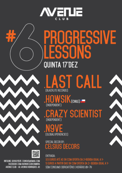 Party Flyer Progressive Lessons #06 17 Dec '15, 23:30