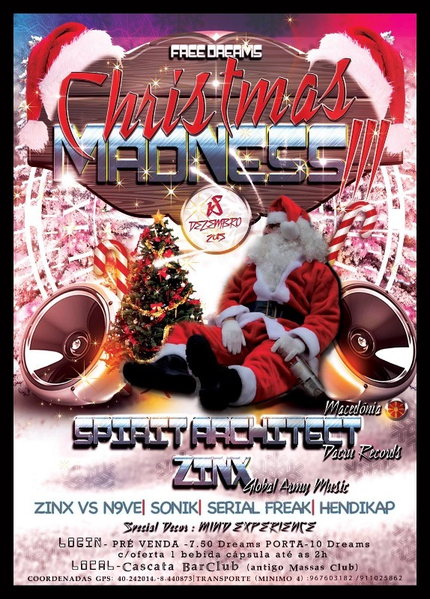 Party Flyer CHRISTMAS MADNESS III 18 Dec '15, 23:30