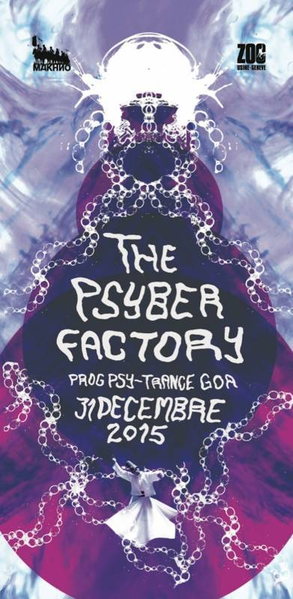 Party Flyer PSYBER FACTORY 2015 31 Dec '15, 22:00