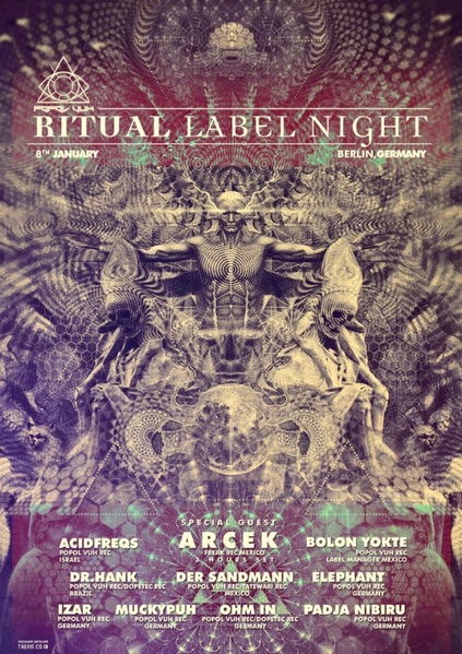 Popol Vuh Records Ritual Label Night 8 Jan 2016 8 Jan '16, 22:00