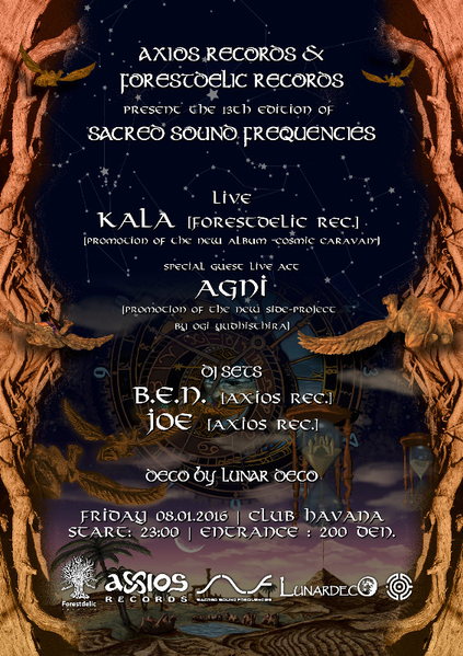 Sacred Sound Frequencies XIII: Axios & Forsetdelic 8 Jan '16, 22:00