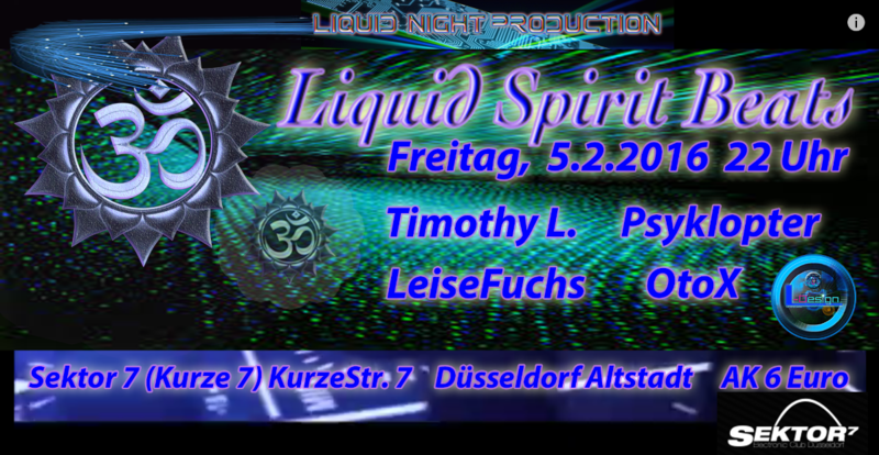 Party Flyer Liquid Spirit Beats 5 Feb '16, 22:00