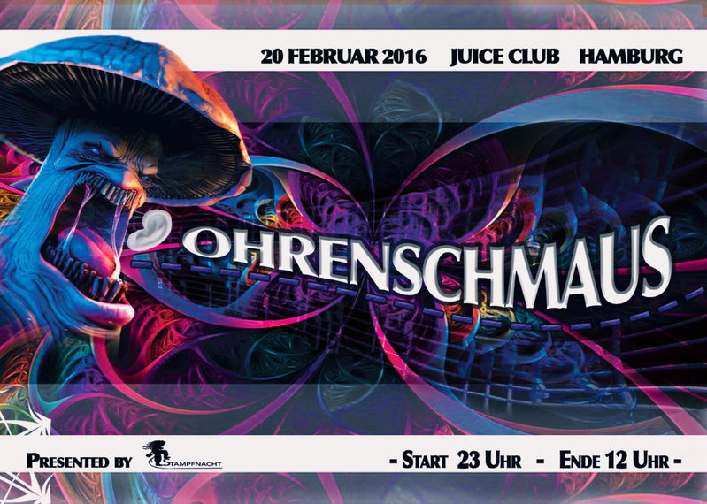 Party Flyer ***OHRENSCHMAUS*** 20 Feb '16, 23:00