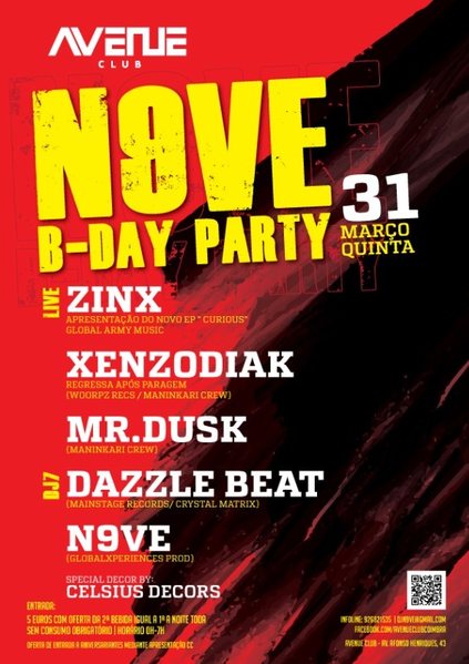 Party Flyer N9ve Birthday Party - Act1 31 Mar '16, 23:30