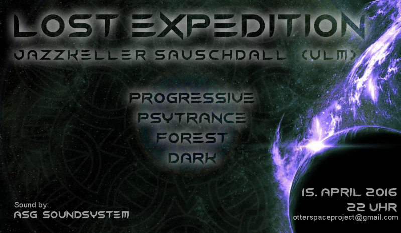 Party Flyer Lost Expedition 15 Apr '16, 22:00