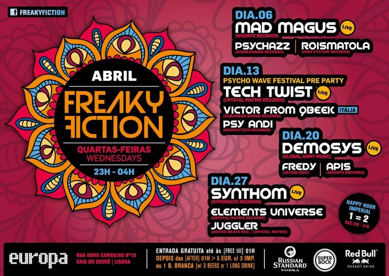 FREAKY FICTION 27 Apr '16, 23:00