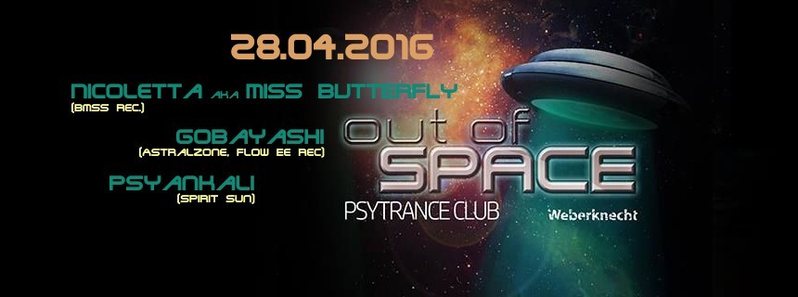 OUT OF SPACE@WEBERKNECHT hosted by BASSPRODUCTION 28 Apr '16, 22:00