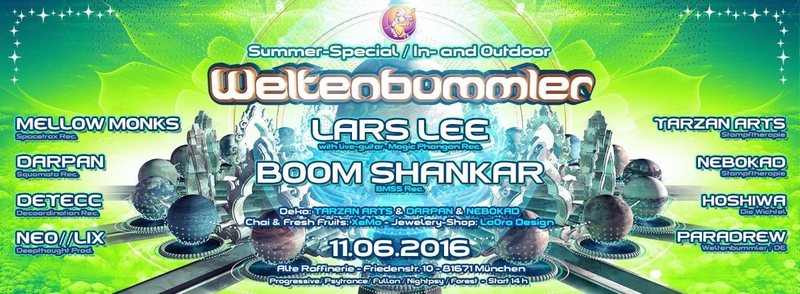 WELTENBUMMLER + Summer-Special + In- and Outdoor 11 Jun '16, 14:00