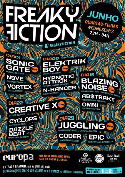 FREAKY FICTION 29 Jun '16, 23:00