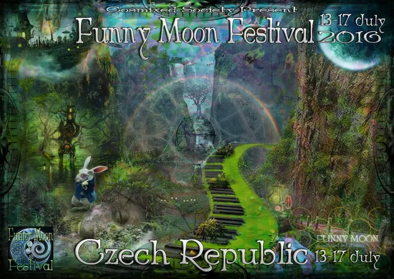 Funny Moon Festival 2016 · 13 Jul 2016 · Valec, Karlovarský Kraj (Czech Republic) · goabase ॐ parties and people Funny Moon Festival 2016 · 13 Jul 2016 · Valec, Karlovarský Kraj (Czech Republic) · goabase ॐ parties and people