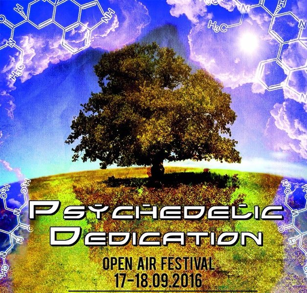 Party Flyer PSYCHEDELIC DEDICATION FESTIVAL 24 Sep '16, 14:00