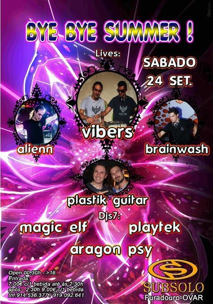 Party Flyer BYE BYE SUMMER 24 Sep '16, 23:30