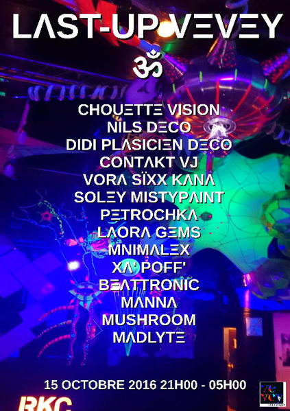 Party Flyer LΛST-UP VΞVΞY ॐ 15 Oct '16, 21:00