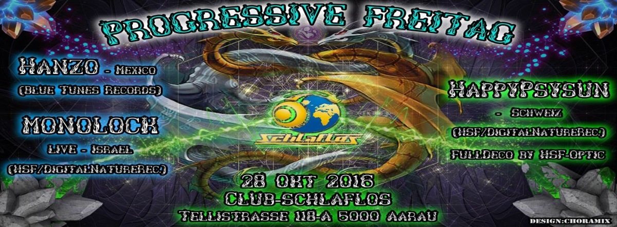 Party Flyer Progressive Freitag 28 Oct '16, 23:00
