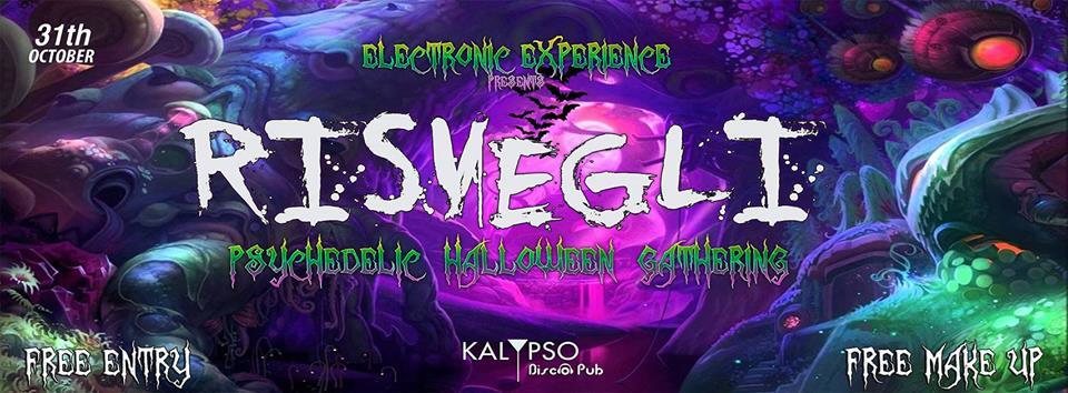 Party Flyer Risvegli - Free Psychedelic Halloween Gathering 31 Oct '16, 21:00