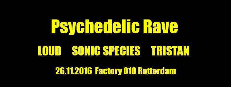 Party Flyer psychedelic rave 26 Nov '16, 22:00