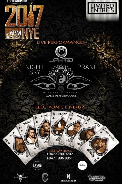 ★♛� ★ Deep•Down•Under ★♛� ★ ♫ 2017 NYE ♫ · 31 Dec 16, 18:00