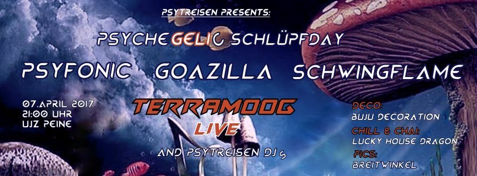 Party Flyer Psychegelic Schlüpfday 7 Apr '17, 21:00