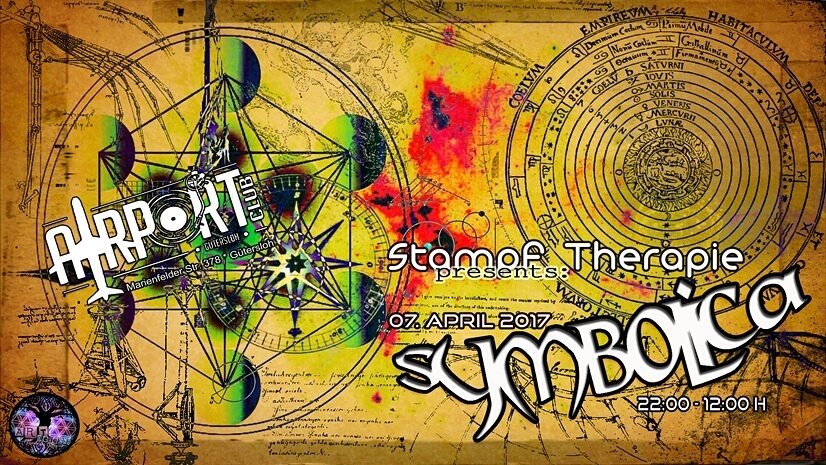 Party Flyer SYMBOLICA | Stampf Therapie 7 Apr '17, 22:00