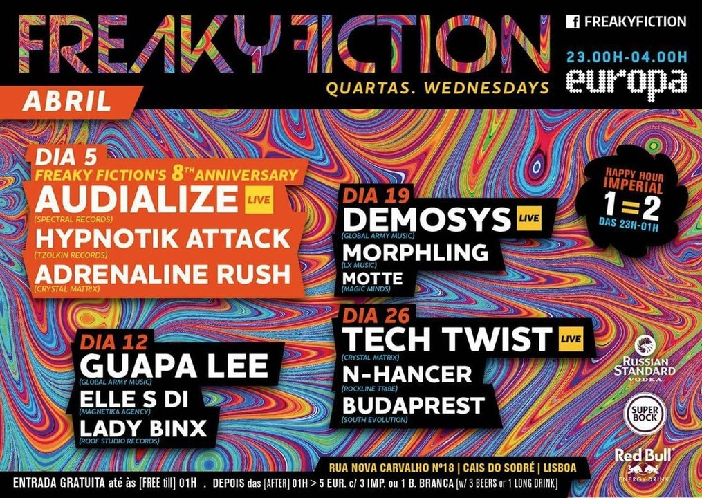 FREAKY FICTION 12 Apr '17, 23:00